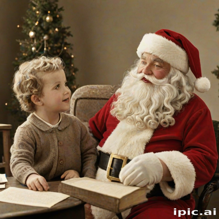 images of vintage santa
