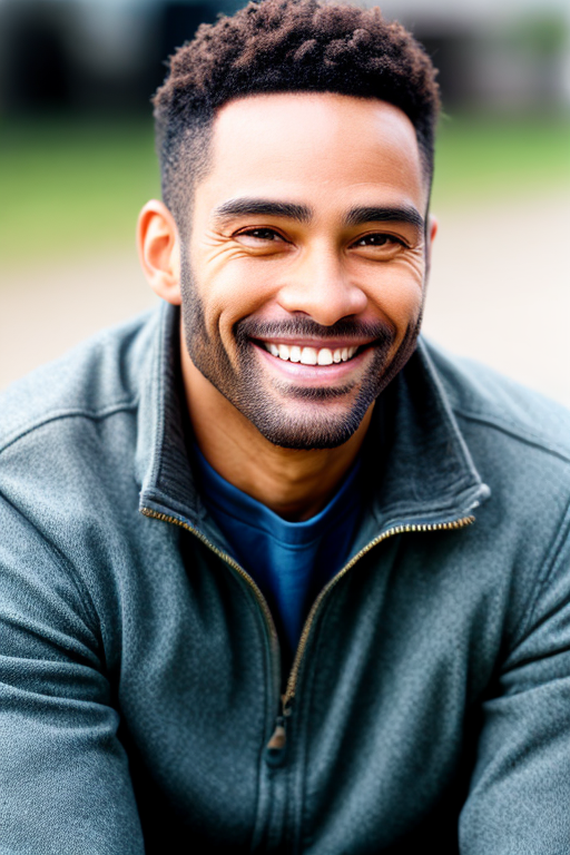 Smiling man