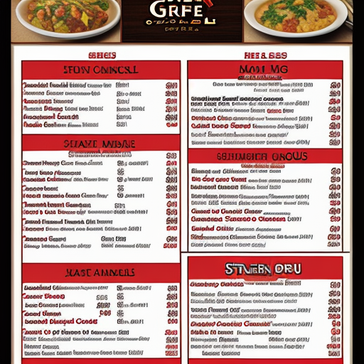 stonefire grill menu with prices