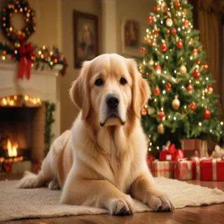 christmas dog backgrounds
