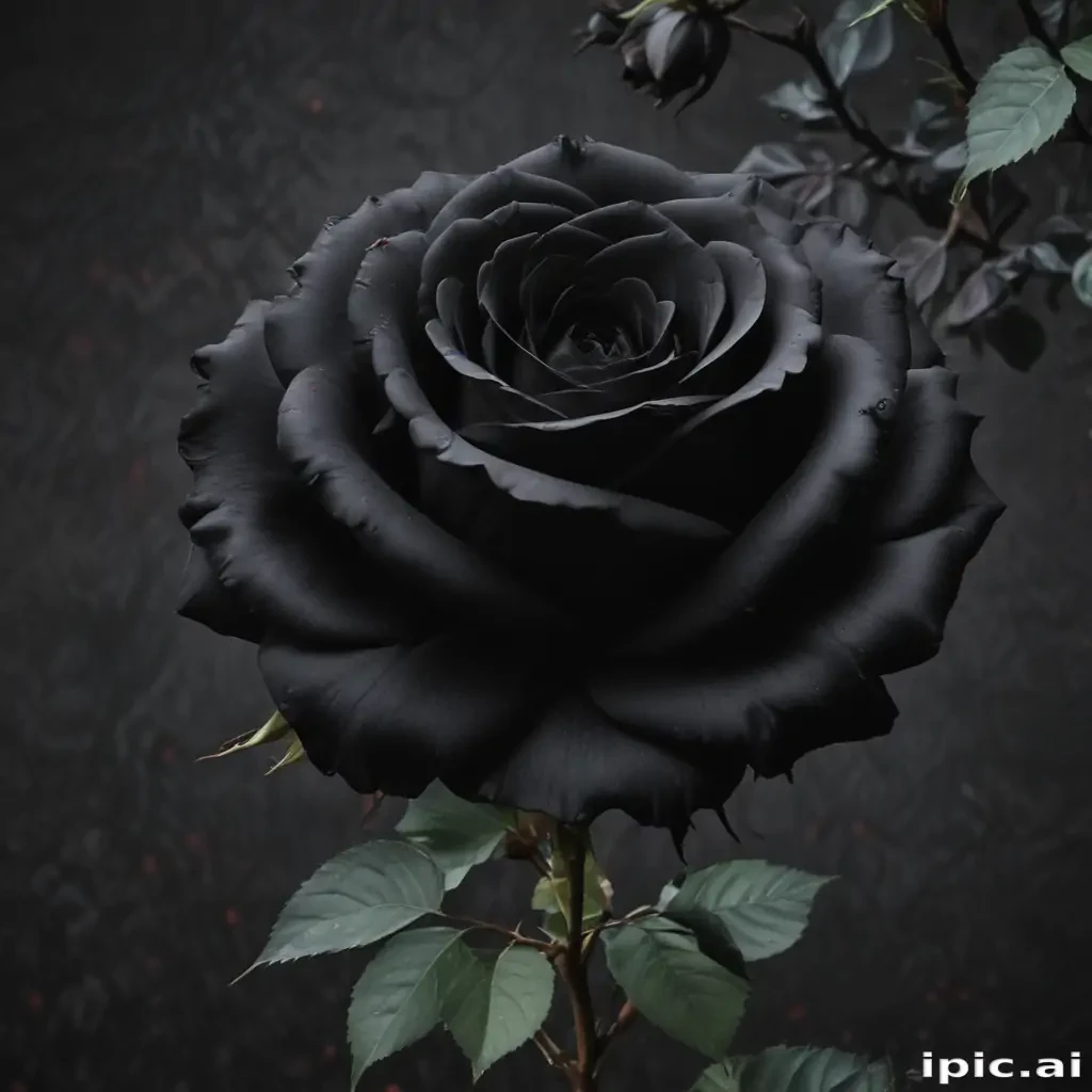 aesthetic black rose wallpaper