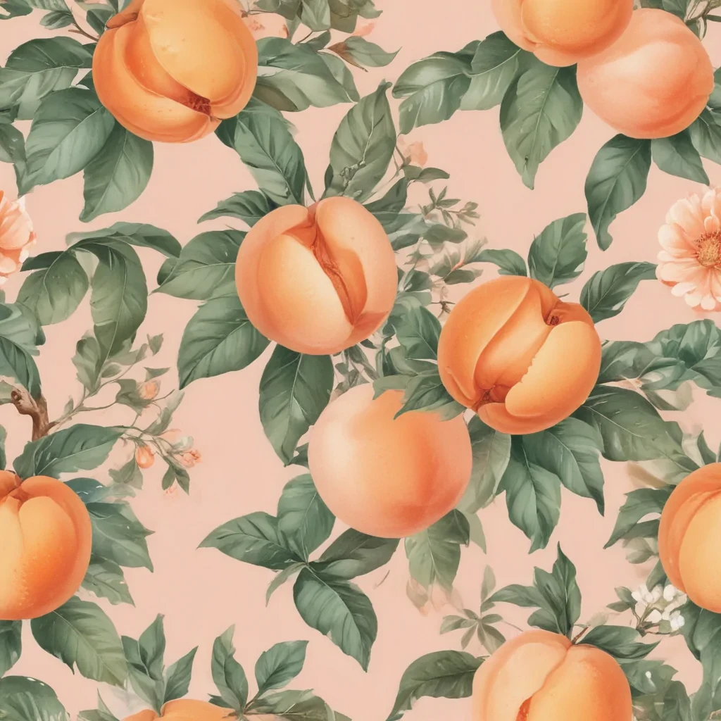 peach aesthetic wallpaper