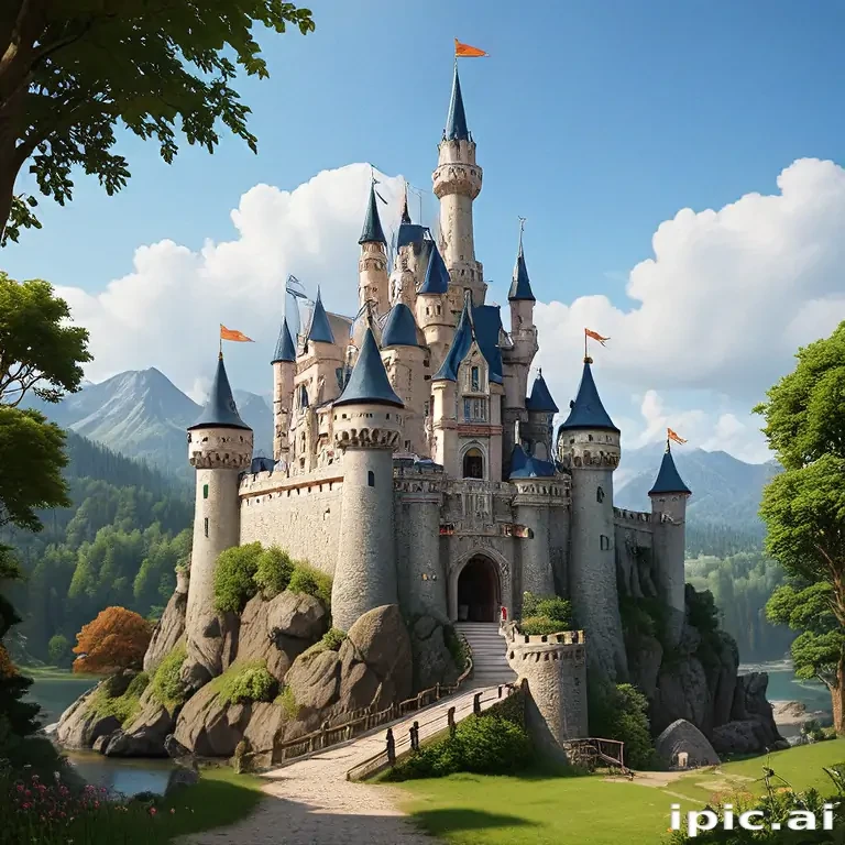 cartoon castle