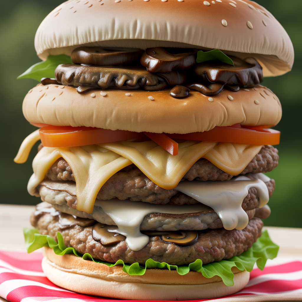 mushroom and swiss burger king