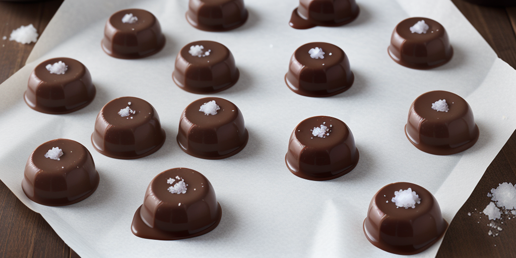 dark chocolate caramels with sea salt