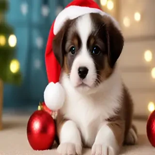christmas puppy desktop backgrounds
