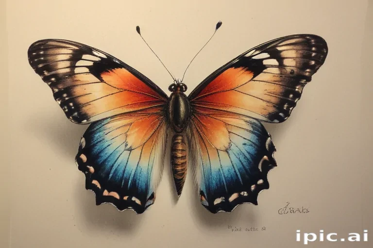 butterflies sketches
