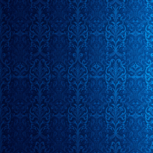 Create a deep blue textured background with intricate damask patterns, using a DSLR camera at f/4 aperture, ISO 100, 50mm lens, in a soft focus style to enhance the image quality.