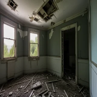 abandoned house