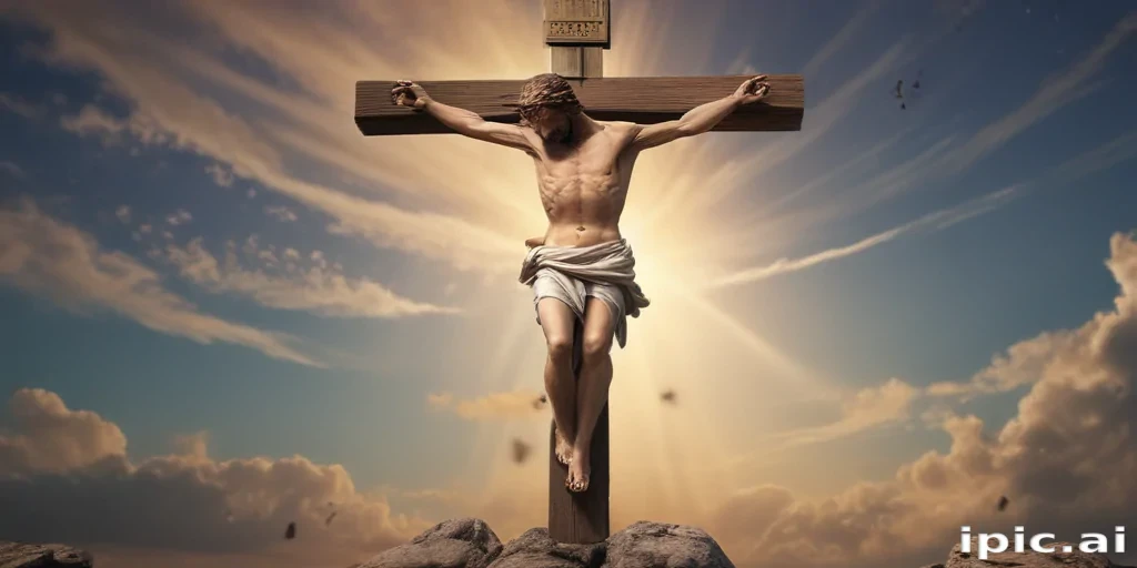 jesus on the cross clipart