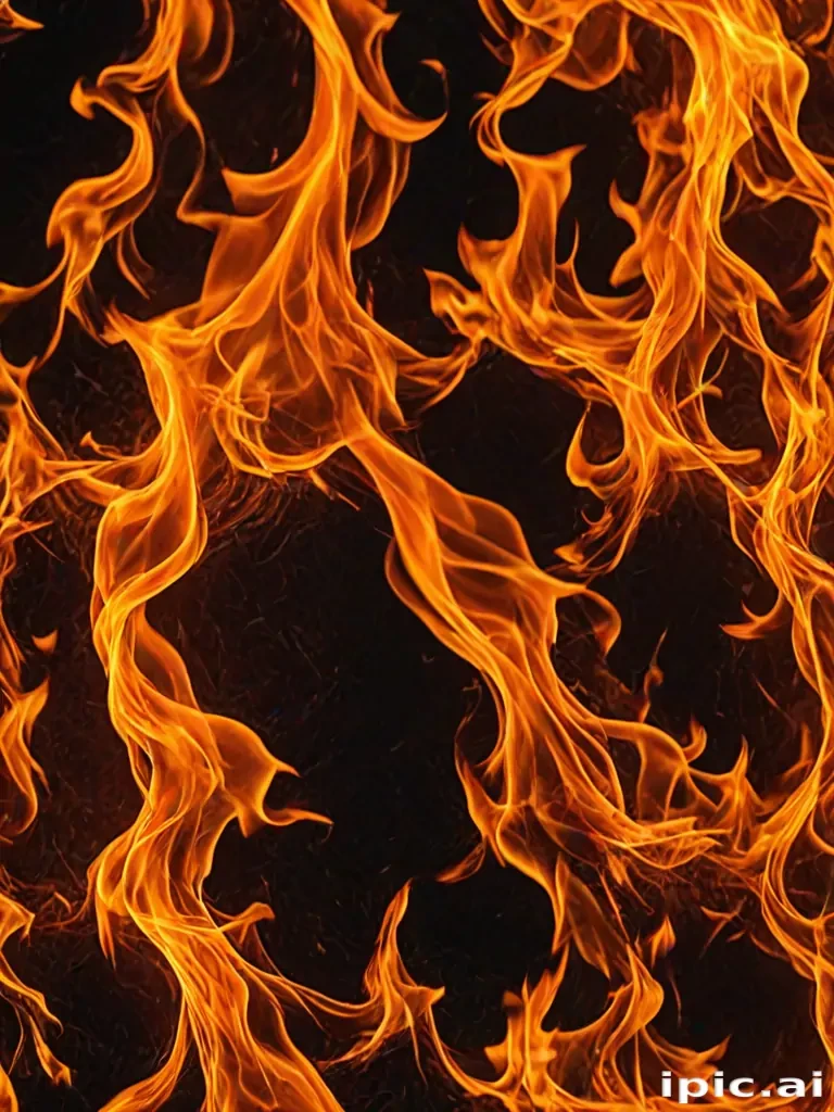background on fire