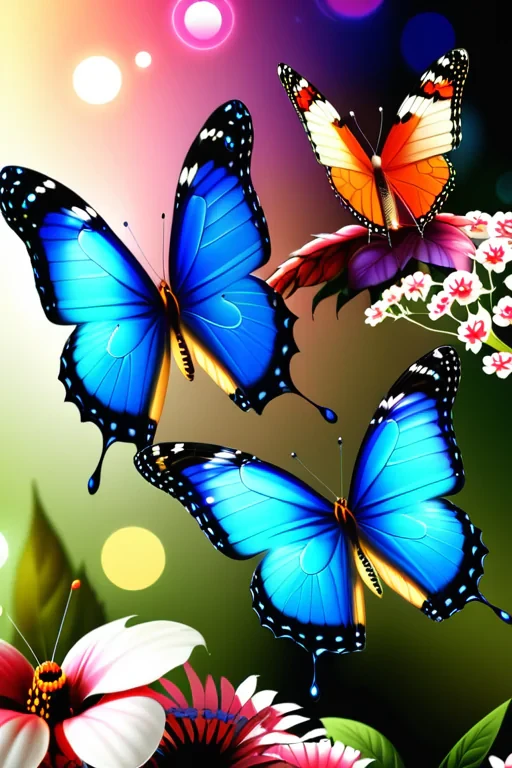 beautiful butterflies wallpaper