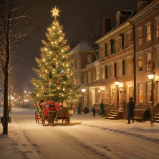 old fashioned christmas pictures