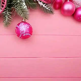 pink christmas desktop wallpaper