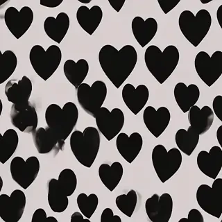 black heart aesthetic