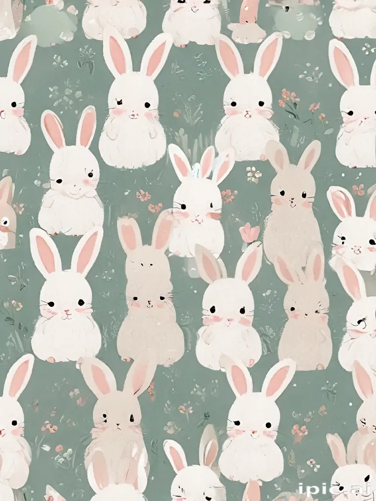 cute bunny background