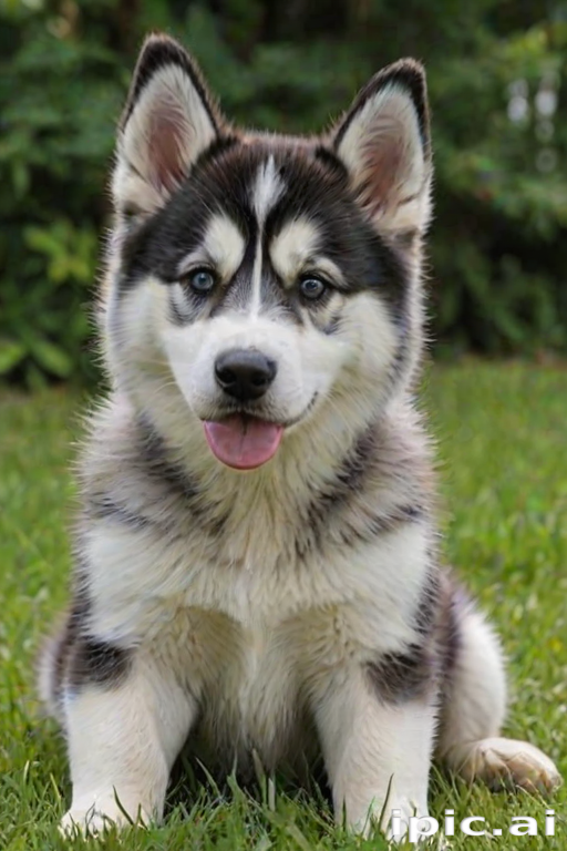 alaskan husky shepherd
