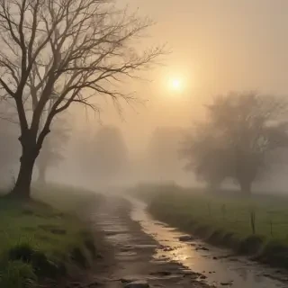 foggy background