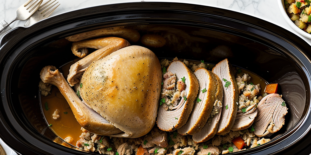 slow cooker turkey and stuffing