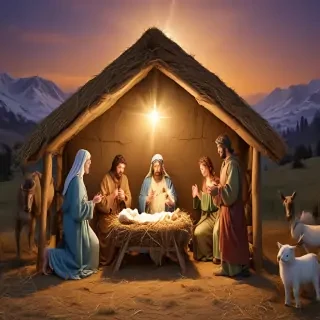 manger scene images free