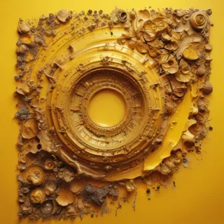aesthetic yellow background