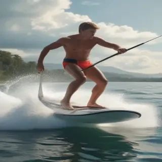 water skiing