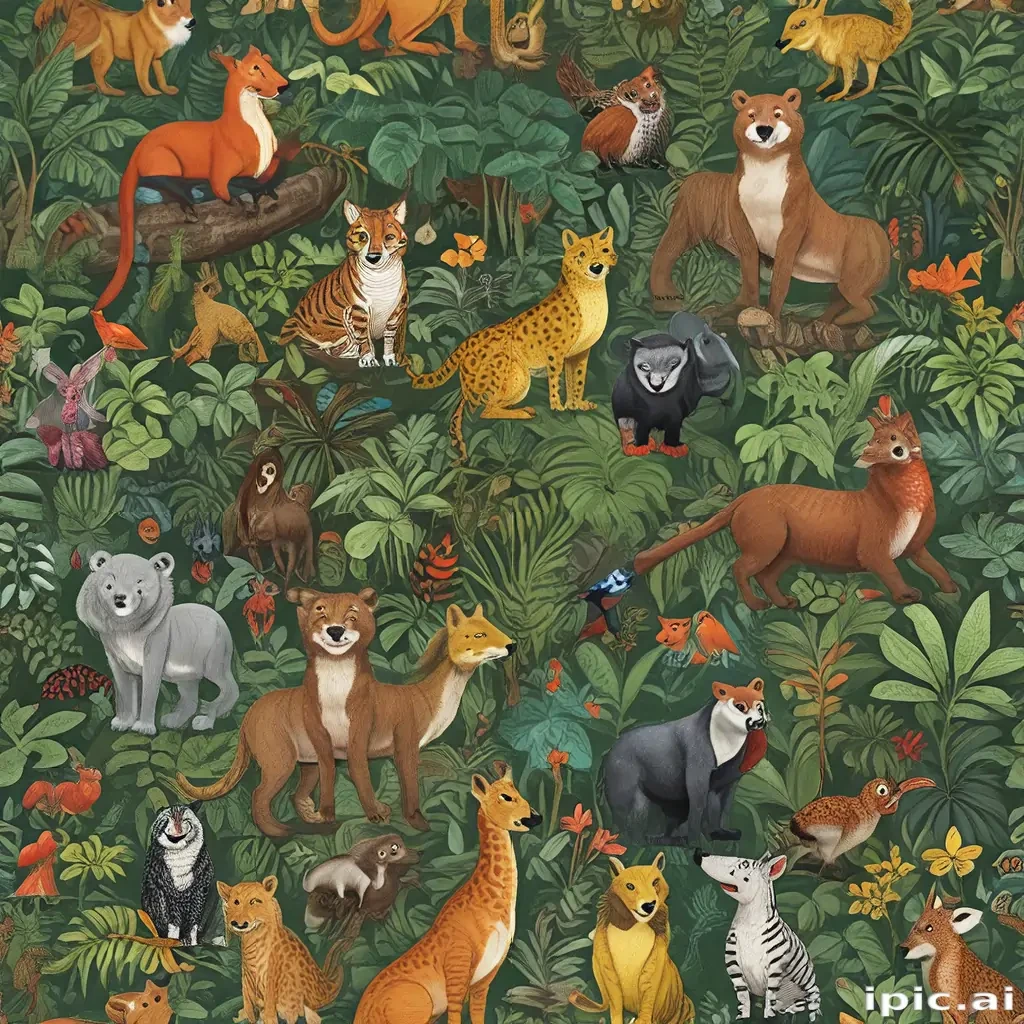 rainforest animals