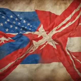 north korea flag