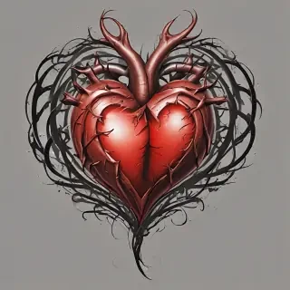 heart tattoo png
