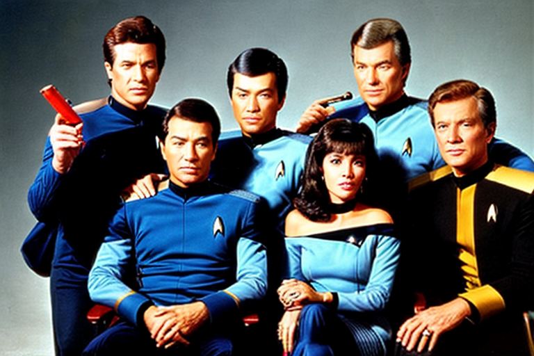Orginal Star original star trek cast with cigars and beer