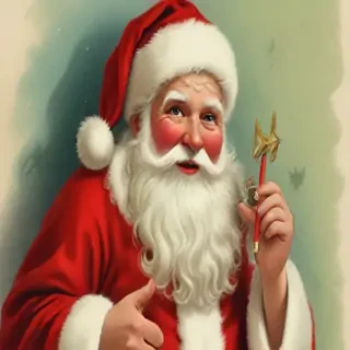 vintage santa image