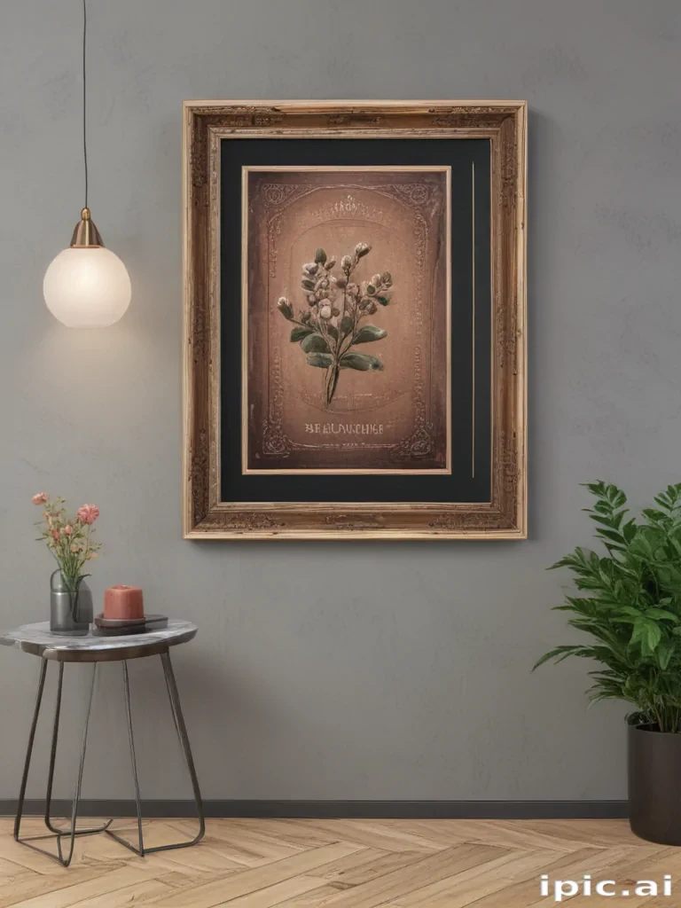 framed art mockup