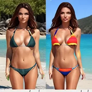 Julia Fox in bikini