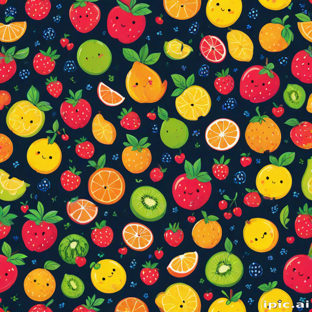 cute fruit backgrounds