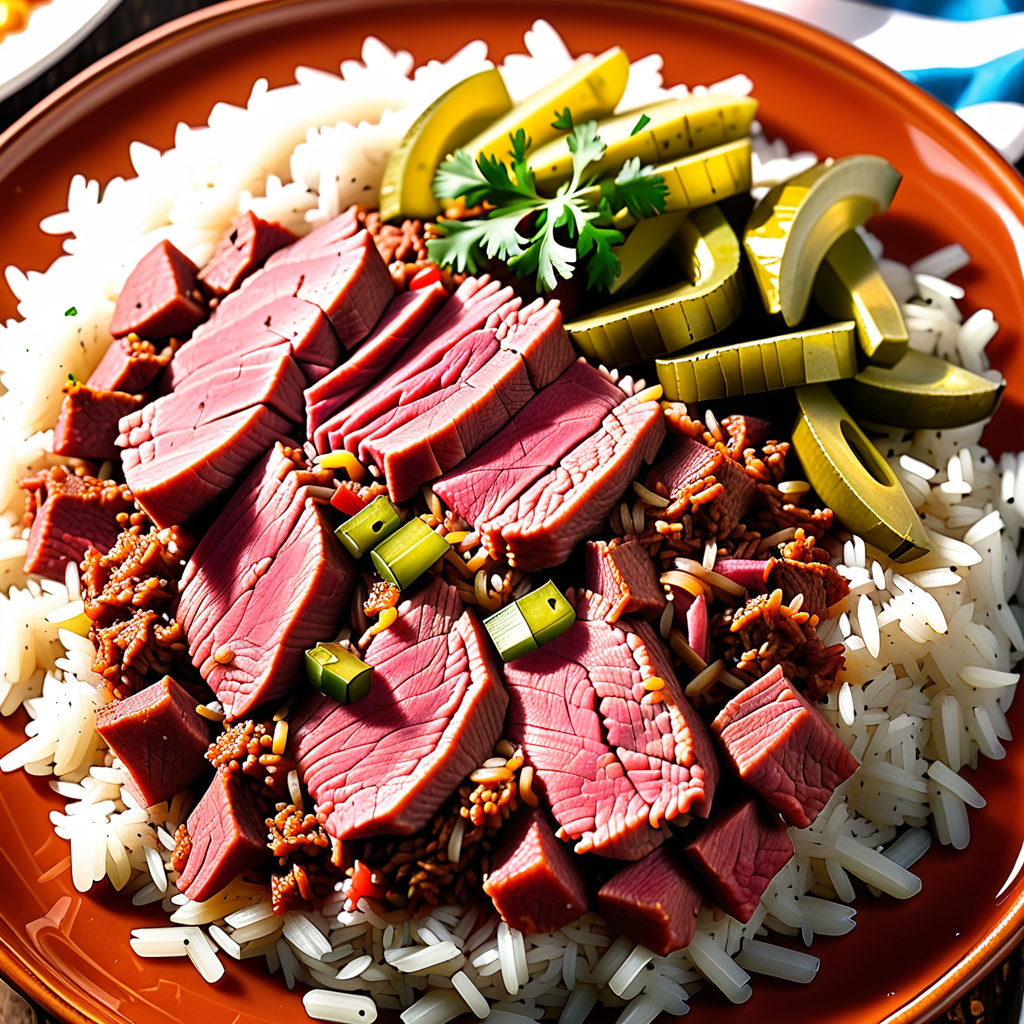 puerto rican corned beef and rice