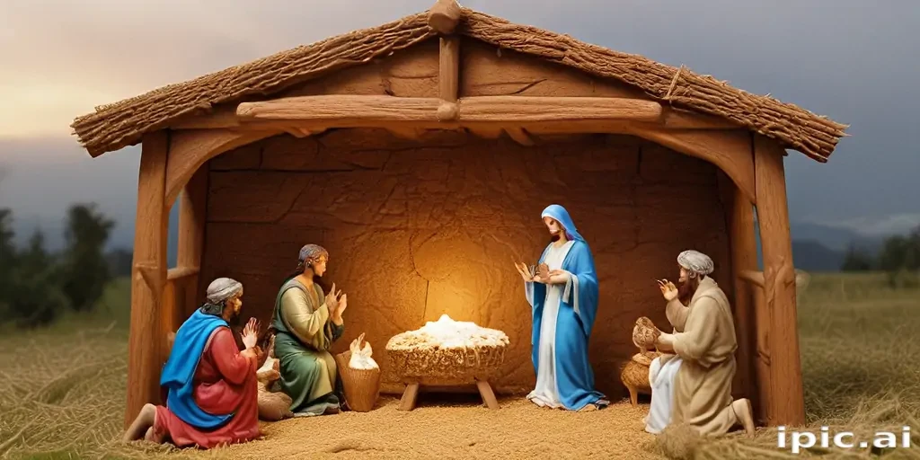 manger scene images free