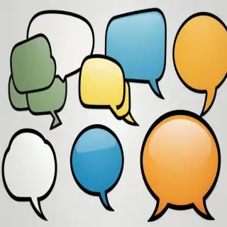 speech bubble clip art