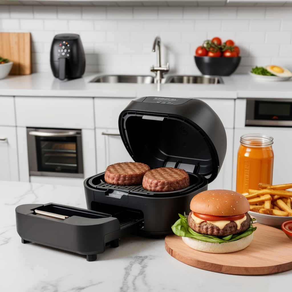 frozen beyond burger air fryer