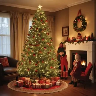 old fashioned christmas pictures