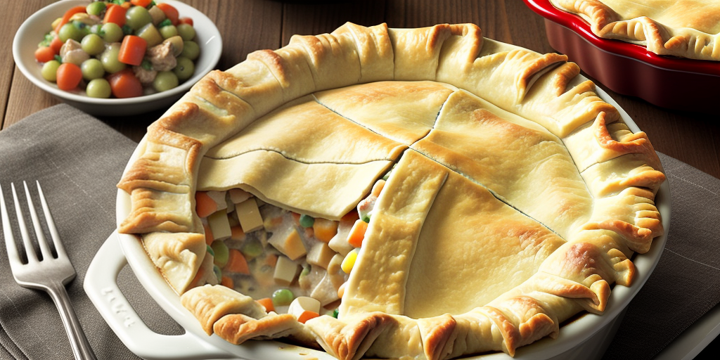 what do you serve with chicken pot pie