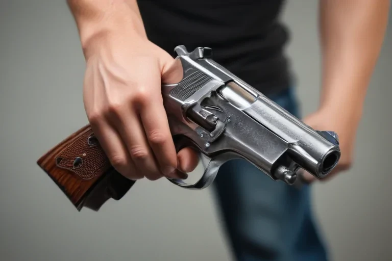 holding gun png