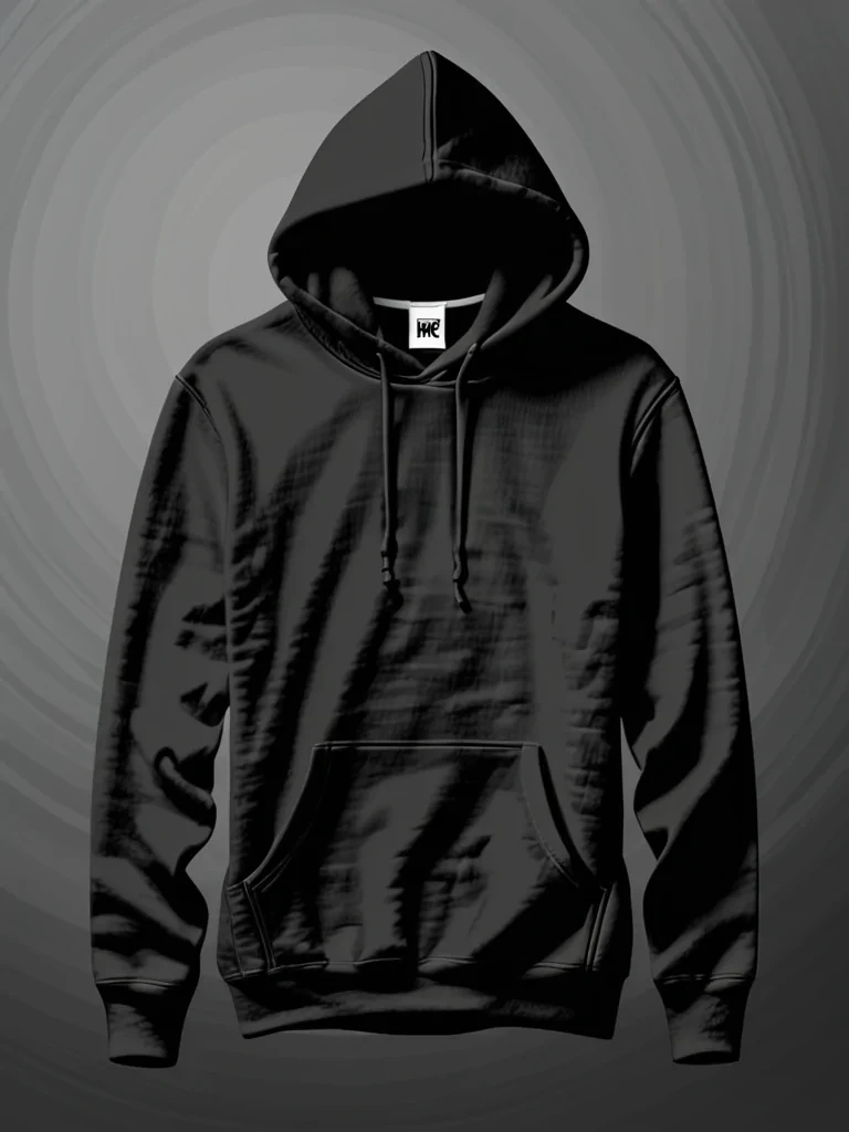 black hoodie mockup png