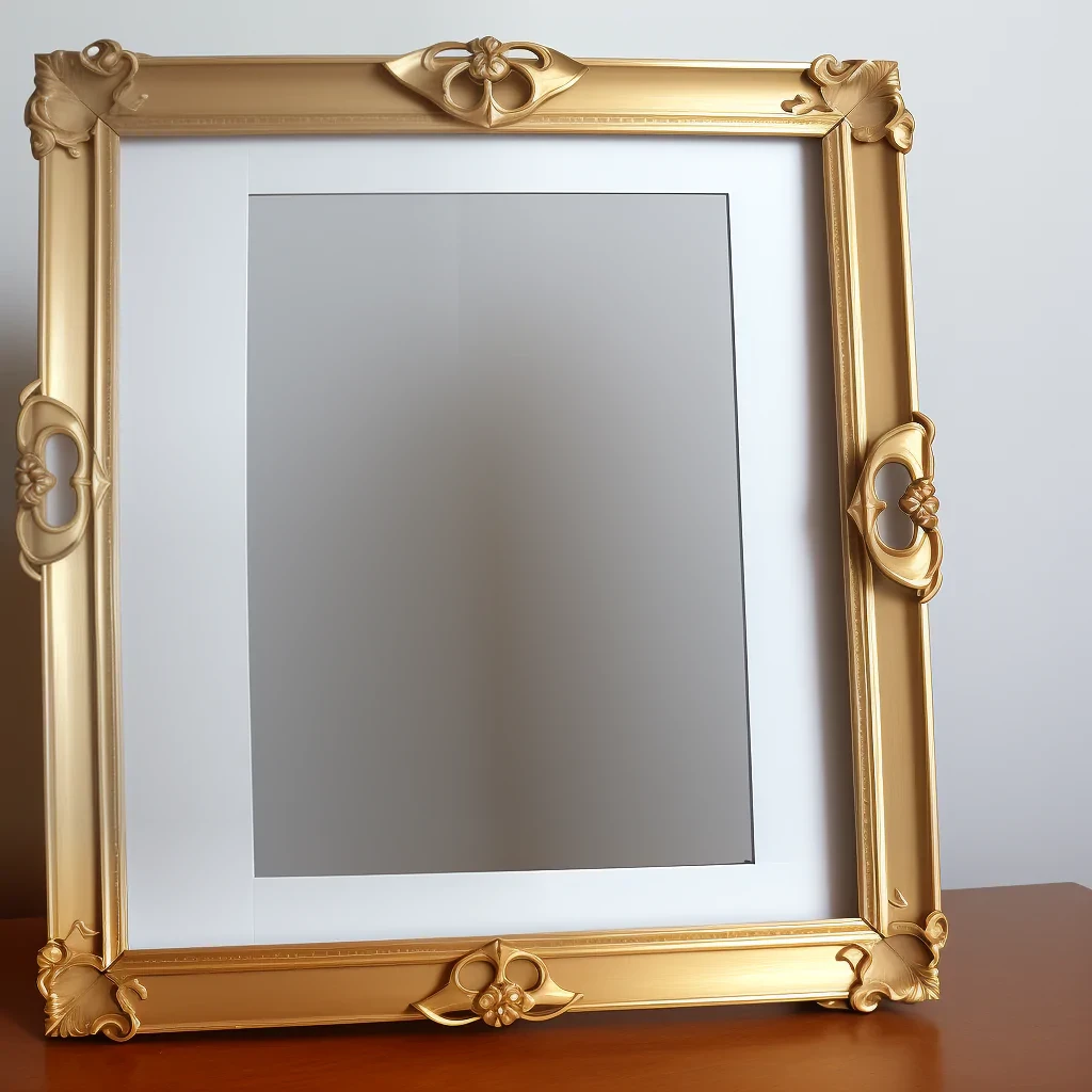 painting frame transparent