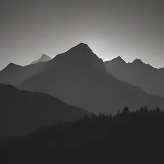 mountain silhouette