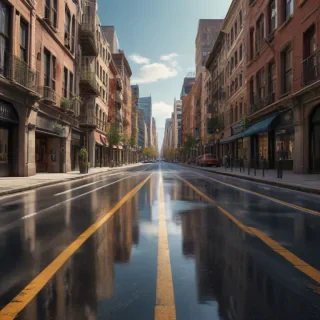 city street background