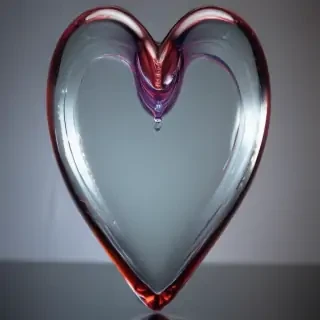 aesthetic transparent heart