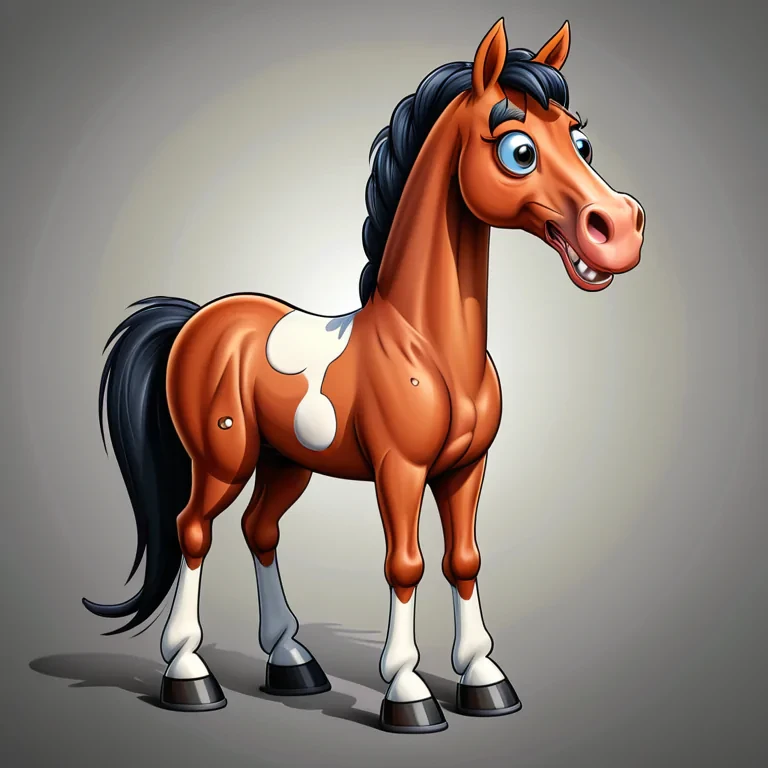 cartoon horse