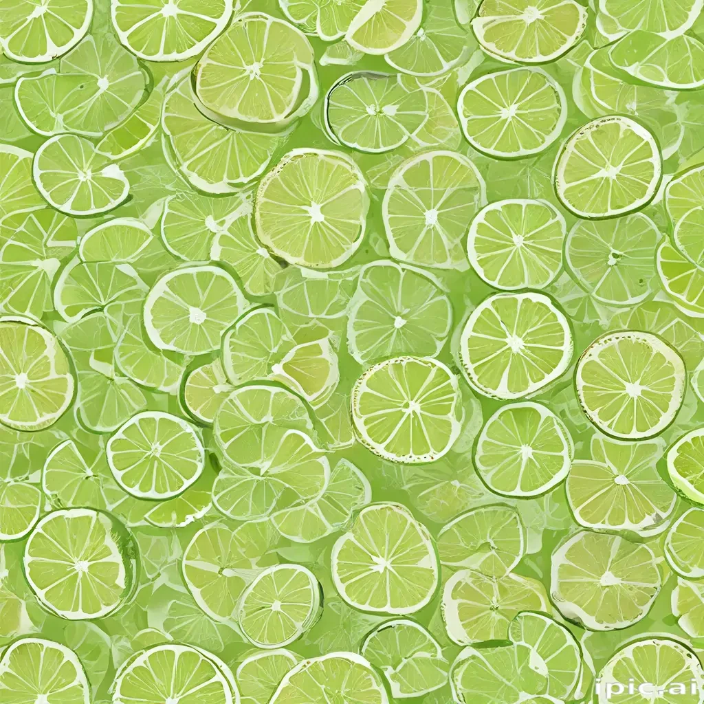 lime green background