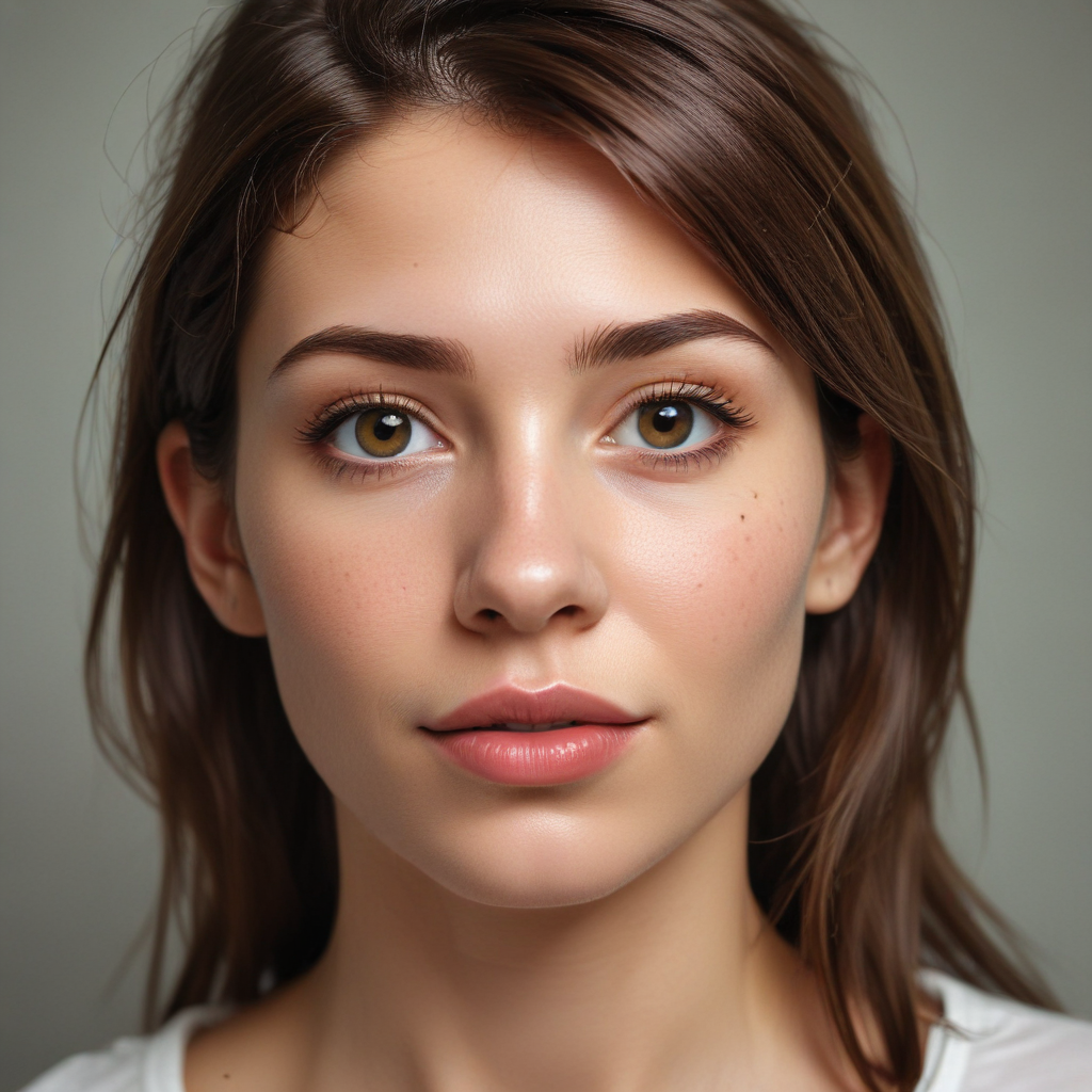 Natural Beauty A Close Up Portrait Of A Young Woman s Radiant Face Natural Beauty A Close Up Portrait Of A Young Woman s Radiant Face