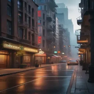 city street background